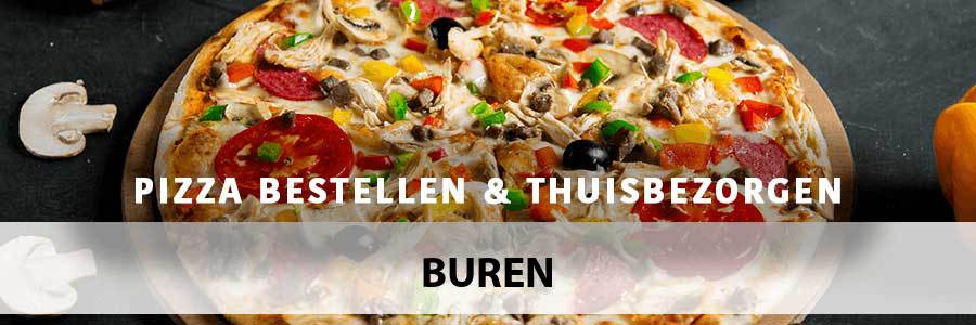 Pizza bestellen Buren? Pizza bezorgen €7,50
